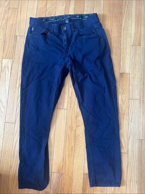 Chap’s Men's Navy Slim Fit Casual Pants 36W x 30L